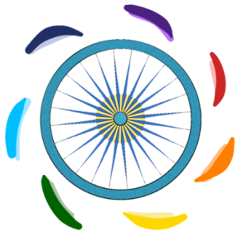 liveReiki Logo wheel chakra colors